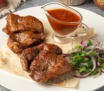 Шашлык из свиной шейки 
