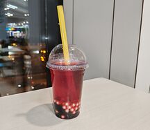 Бабл-ти Каркаде клюква с бабл джусами
