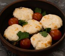 Грибы запеченные под сыром