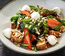 Салат хрустящие баклажаны