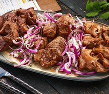 Шашлык из cвинoй шеи