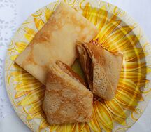 Блины с вареной сгущенкой