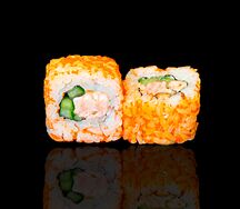 Калифорния с тигровыми креветками