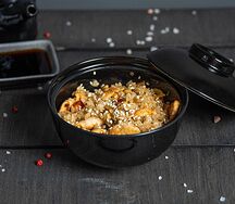 Тяхан с курицей