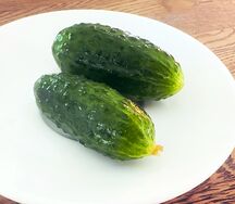 Огурчики малосольные с тыквой