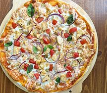 Пицца с куриной грудкой