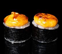 Запеченный ролл Копченая курица