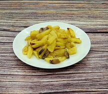 Картофель жареный с грибами