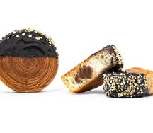 Слойка бризоль с карамелью и шоколадом