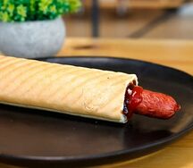 Хот-дог Французский с альпийской колбаской