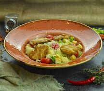 Салат Цезарь с курицей
