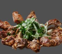 Шашлык из бараньей корейки