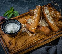 Гренки из Бородинского хлеба 