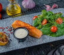 Стейк из лосося 