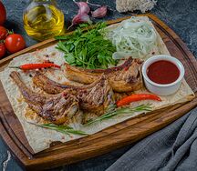 Шашлык из бараньей корейки 