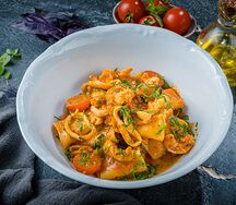 Каламарата с морепродуктами