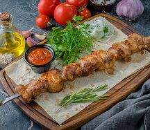 Шашлык из свиной шеи 