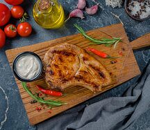 Стейк из свиной шеи 