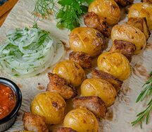 Картофель с курдюком 