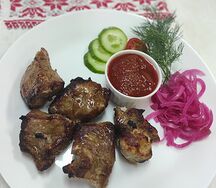 Шашлык из свиной шейки