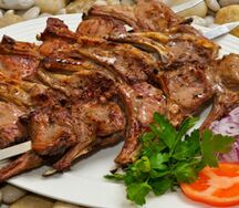 Шашлык из бараньей корейки