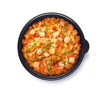 Чесночный рис с курицей