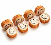 Жареный ролл с курицей