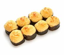 Запеченный ролл с курицей