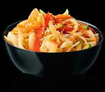 Лапша Вок с овощами
