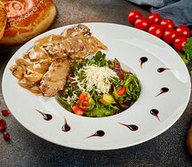 Салат Телятина с руколой