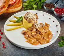 Бефстроганов из говядины