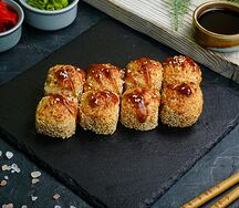 Запеченный с курицей