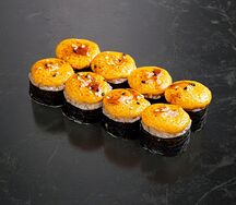 Запеченный ролл с курицей