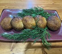 Грибы на мангале