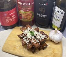 Гренки с чесноком