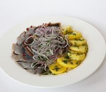 Сельдь с картофелем