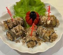 Баклажаны с ореховой начинкой