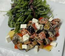 Теплый салат 