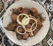 Жареное мясо