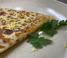 Блины с грибами