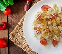 Цезарь с курицей