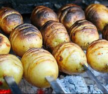 Картофель с салом