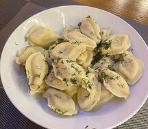 Пельмени с семгой