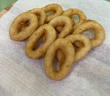 Луковые кольца в кляре