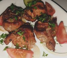 Шашлык из cвинoй шейки