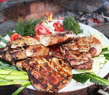 Шашлык из cвинoй корейки