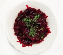 Салат свекольный с маслом