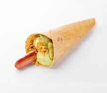 Лепешка с альпийской колбаской
