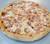 Пицца Детская с сосисками и сыром