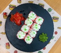 Ролл Калифорния креветка